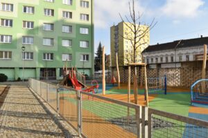 Revitalizace dětského multifunkčního hřiště Staré Brno